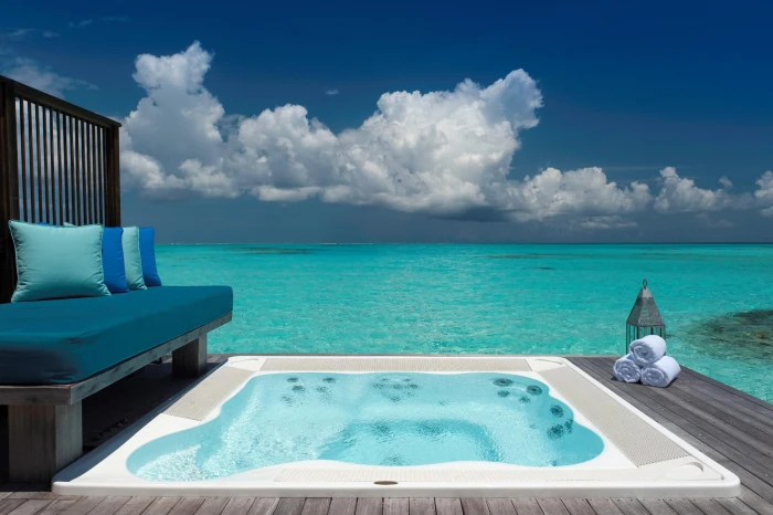 Shades Of Paradise relax towels jacuzzi beautiful water 2k