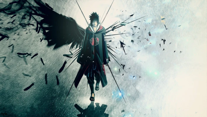 Uchiha Itachi illustration Naruto Sasuke artwork anime 2k