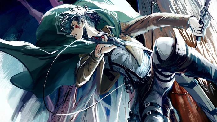 Anime Attack On Titan Levi Ackerman 2k