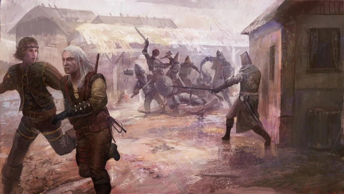 anjey art artbook artwork assassins fantasy games geralt 2k