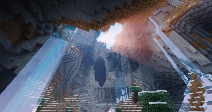 cave Minecraft nature video games 2k