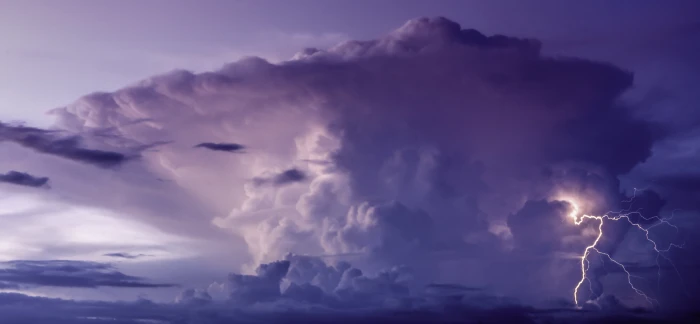 comulu nimbus clouds with lighting Sunset Explosion sunsets 2k 4k 5k