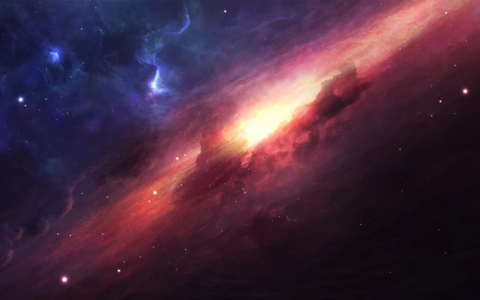 Digital Space Universe Galaxy Cosmic Nebula 2k