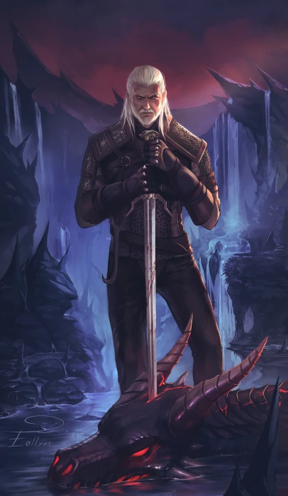 Geralt of Rivia The Witcher 3 2k