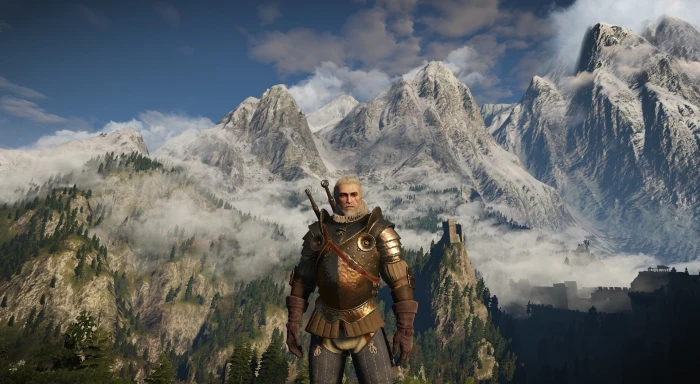 Mountain landscape in Kaer Morhen Games The Witcher 2k