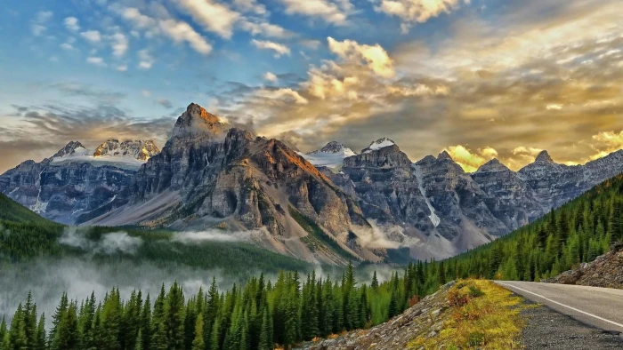 nature sky mountainous landforms wilderness mount scenery 2k
