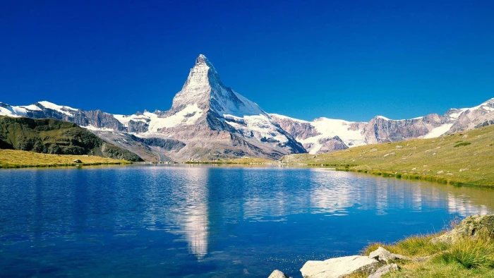 nature water landscape turquoise sky travel sea mountain 2k