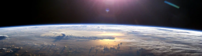 planet earth illustration multiple display space atmosphere 2k 4k