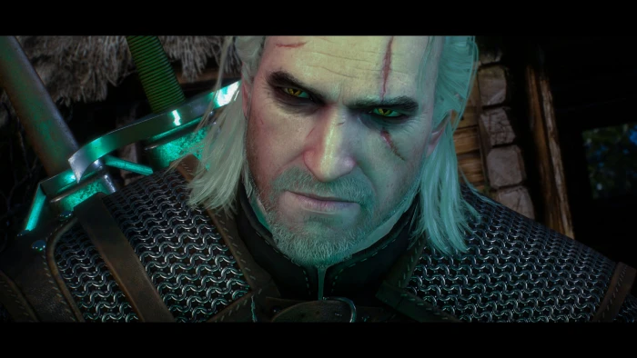 The Witcher 3 Wild Hunt video games Geralt of Rivia headshot 2k