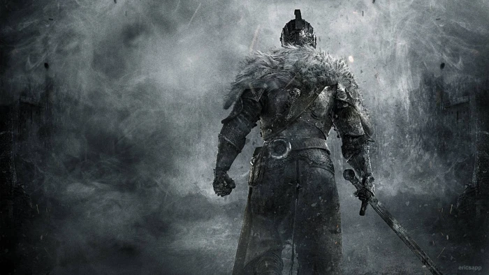 warrior holding sword digital wallpaper Dark Souls II 2k