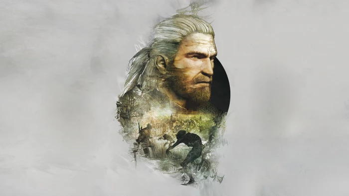 man illustration The Witcher 3 Wild Hunt Geralt of Rivia 2k