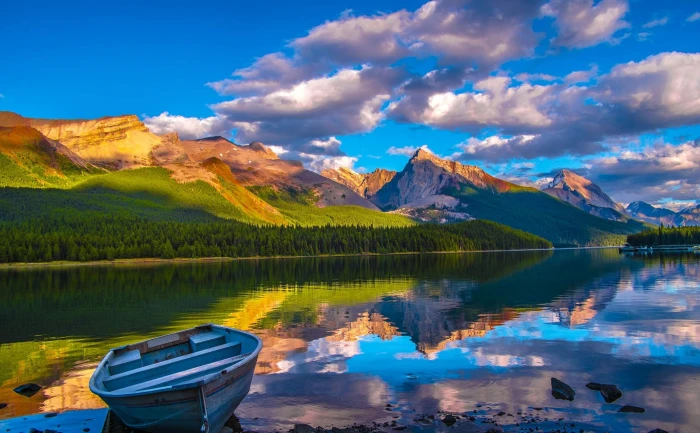 landscape photography nature summer lake morning reflection 2k