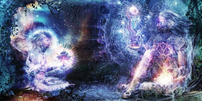 Cameron Gray spiritual sacred geometry fantasy art psychedelic 2k