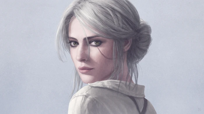 female anime character The Witcher 3 Wild Hunt 2k