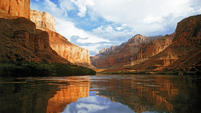Grand Canyon USA nature river Colorado River water reflection 2k