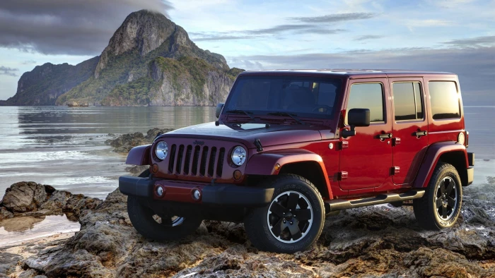 Jeep Wrangler car rock land mode of transportation object 2k