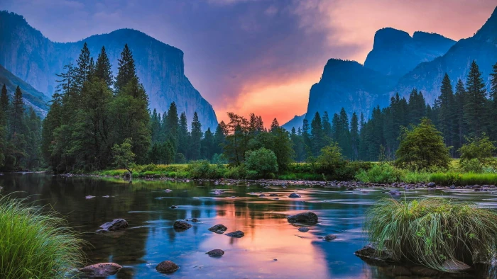 yosemite valley el capitan united states california national park 2k