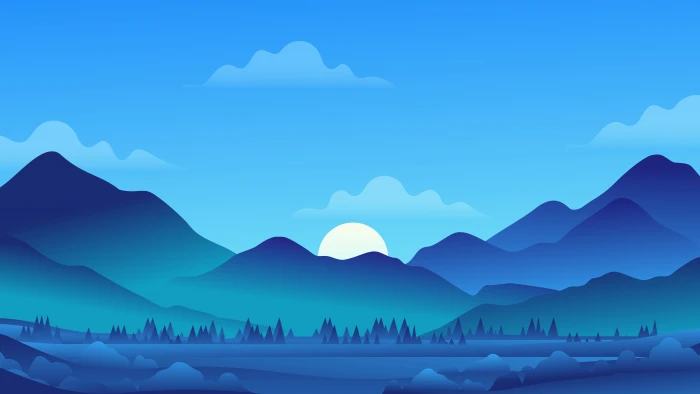 vector landscape minimalism 2k 4k 5k 8k