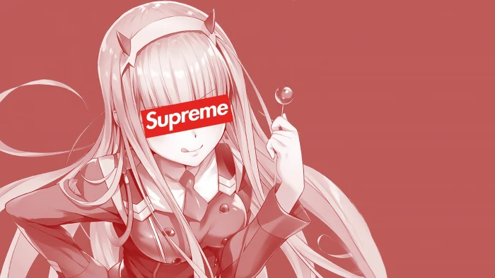 anime girls Zero Two Darling in the FranXX supreme 2k 4k