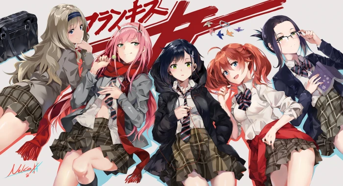Darling in the FranXX anime girls Ichigo 2k