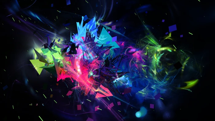 digital wallpaper art artwork night multi colored 2k