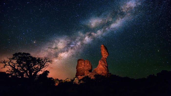 nature star light space art design digital graphic wallpaper 2k