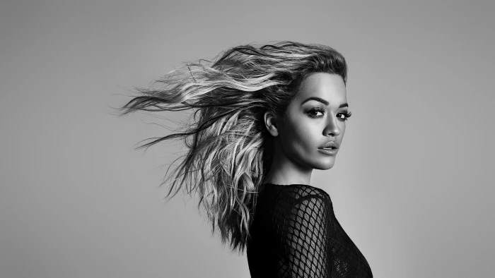 Rita Ora monochrome 2k