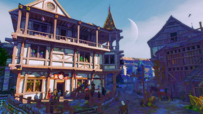 The Witcher 3 Wild Hunt video games screen shot painting 2k