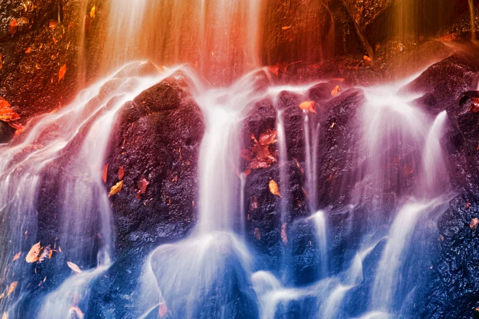 timelapse photography of waterfalls Avalon Fantasy cascades 2k