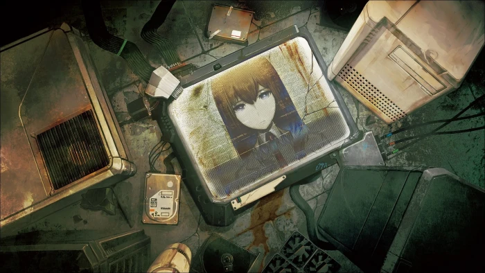 abstract Steins;Gate Makise Kurisu 0 high angle view 2k