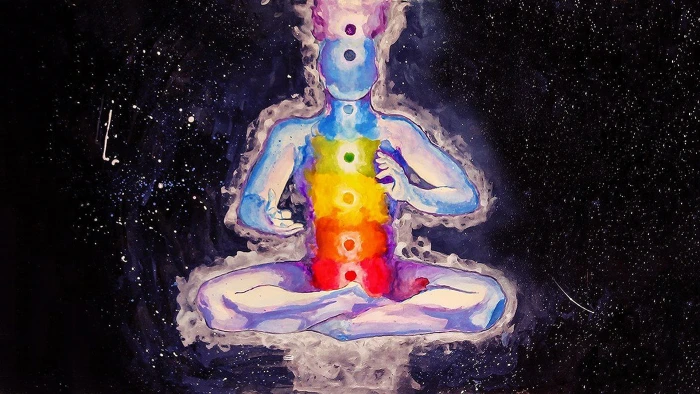 abstract chakras spiritual space creativity representation 2k