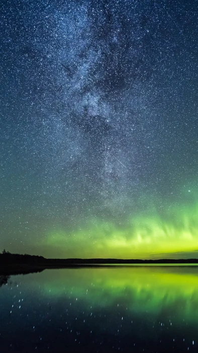 milky way photo nature landscape portrait display aurorae