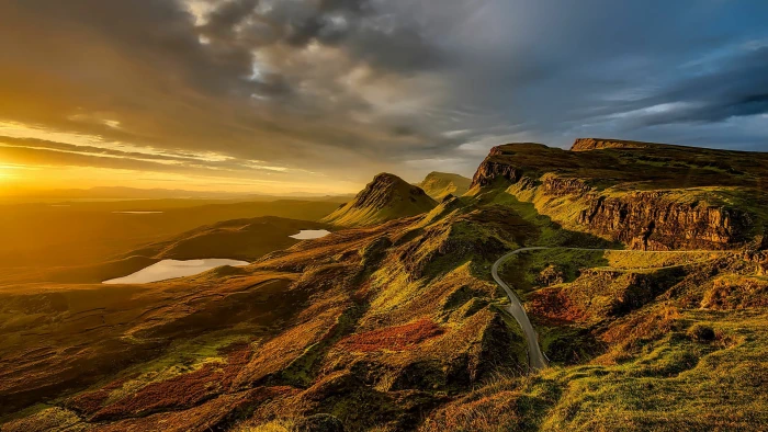 cloud europe scotland united kingdom scottish highlands 2k