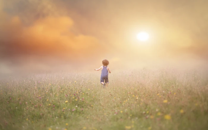 Playing Kid HD 2k 4k