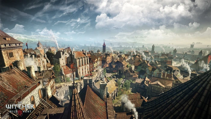 video games The Witcher 3 Wild Hunt city cityscape architecture 2k