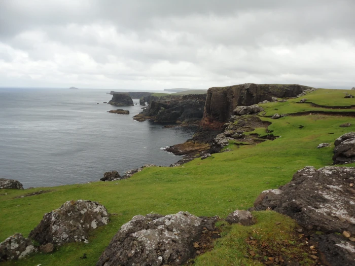 Shetland Islands Eshaness Sea Coast rocky coast england 2k