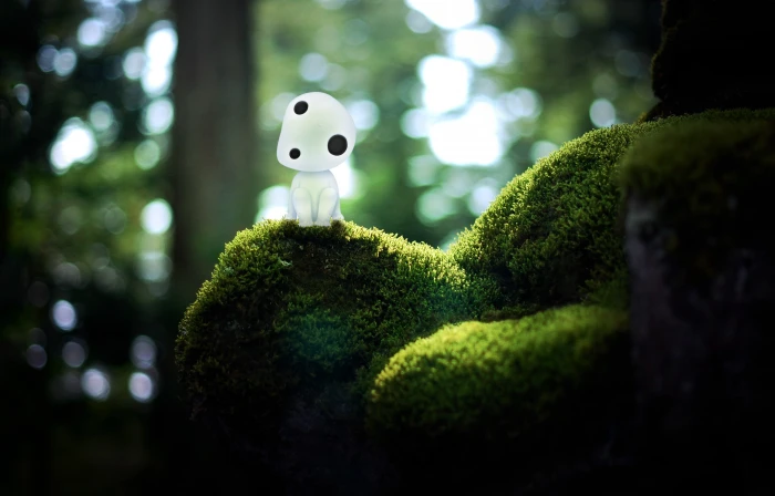 green grass Princess Mononoke anime nature Studio Ghibli 2k