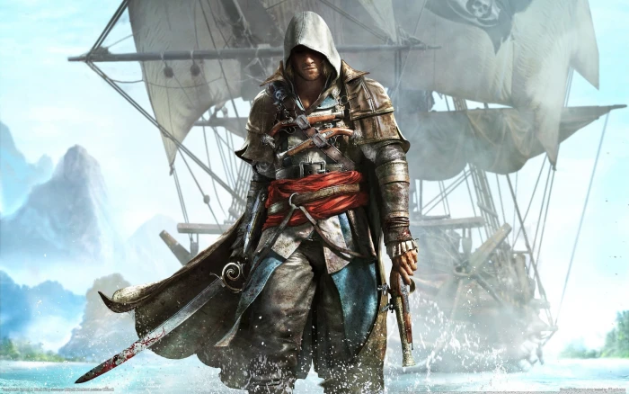 Assassin s Creed Edward Kenway digital wallpaper video games 2k