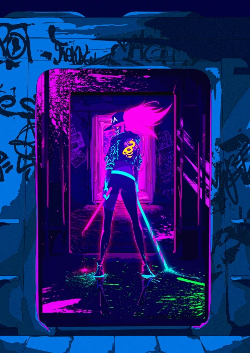 Akali League of Legends video games artwork digital art 53