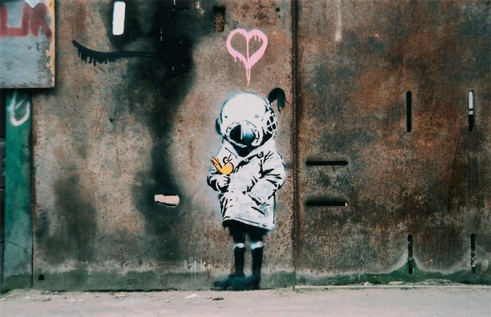 graffiti Banksy one person representation creativity wall building feature 94 2k
