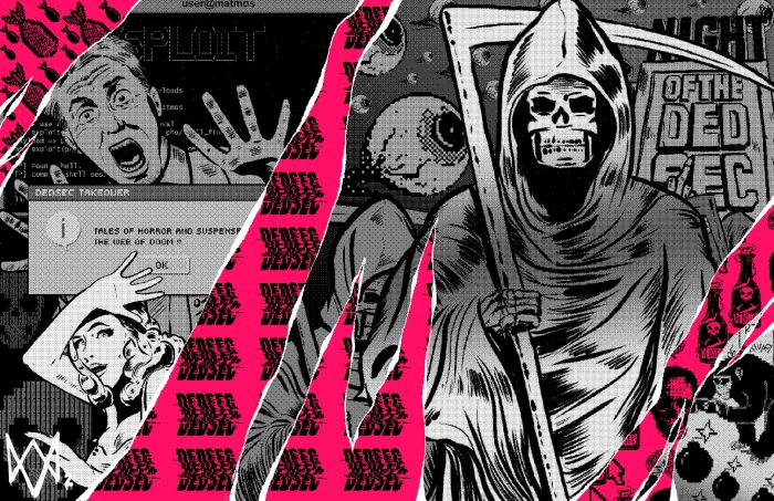 Grim Reaper comic book Watch Dogs DEDSEC gamers PC gaming 99 2k