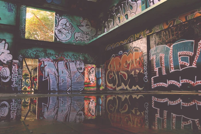wall with graffiti grunge design paint texture vintage ink 2k 4k 5k