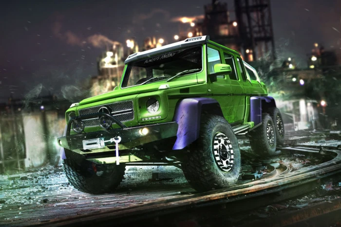 auto Hulk Superheroes Marvel The Mercedes Benz AMG 2k