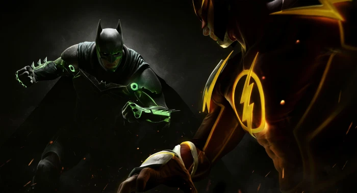 Batman The Flash DC Comics superhero Injustice 2 2k 4k