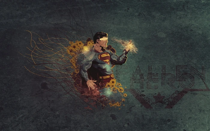 Fallen Hero Superman digital wallpaper artwork DC Comics superhero 2k