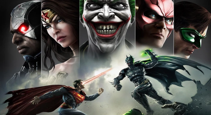 Injustice Superman vs Batman game digital wallpaper 2k