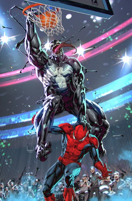 Kael Ngu ArtStation artwork comic art Venom Spider Man