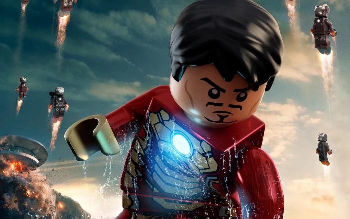 Lego Th or toys figures Iron man 3 Marvel superheroes futuristic 2k