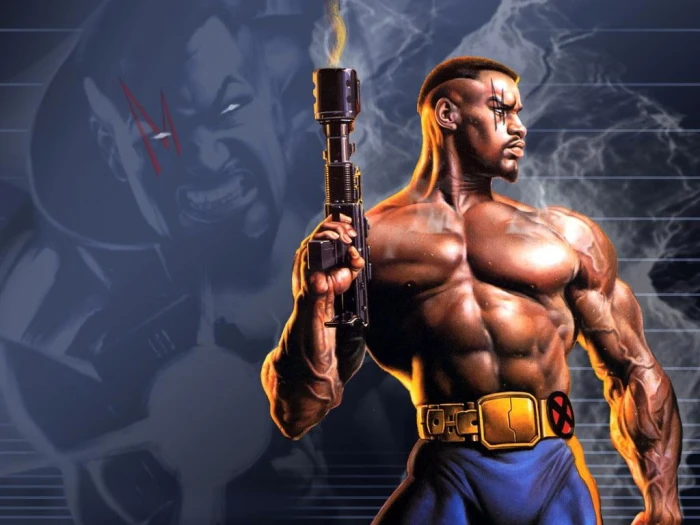 Bishop Comics Xmen Superheroes Marvel strength muscular build