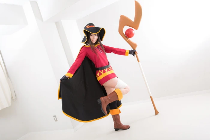 cosplay Megumin Japanese women Asian pale Tsubomi full length